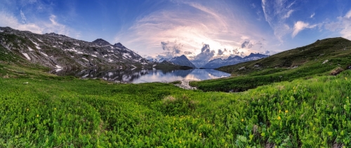 1907 Bergsee Berner Oberland