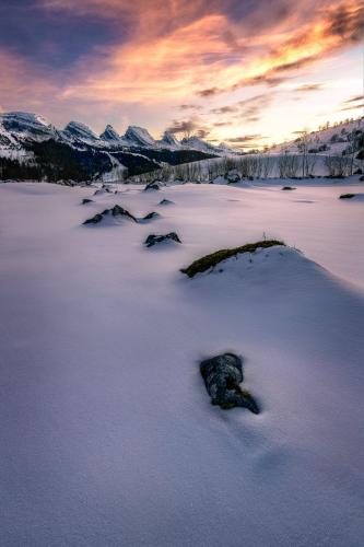 2002 Churfirsten bei Sonnenuntergang
