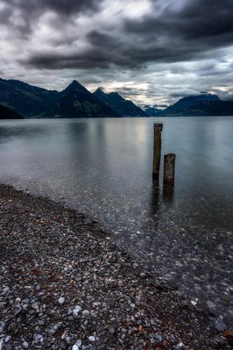 2006 Vierwaldstättersee bei Regen